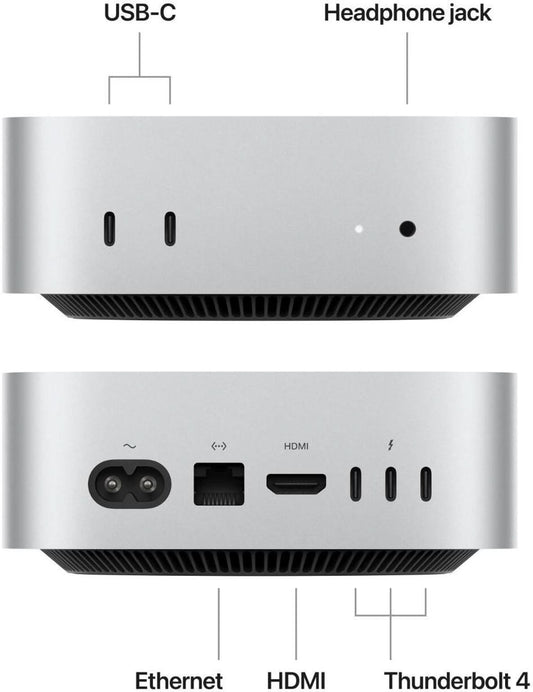 Apple Mac mini M4 chip with 10-core CPU and 10-core GPU, 24GB, 512GB SSD