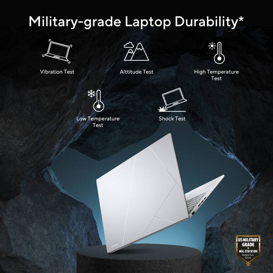 ASUS ZENBOOK 14 OLED (2025) WITH OFFICE 2024 + M365 BASIC*, AI PC INTEL CORE ULTRA 9 285H - (32 GB/1 TB SSD/WINDOWS 11 HOME) UX3405CA-PZ349WS THIN AND LIGHT LAPTOP (14 INCH, FOGGY SILVER, 1.28 KG, WITH MS OFFICE)
