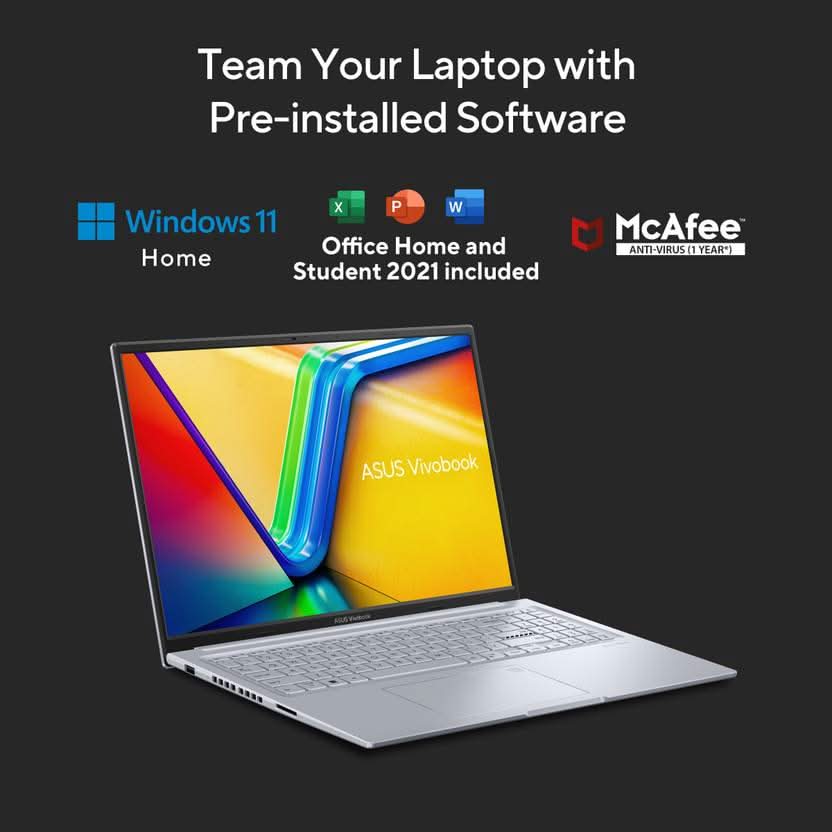 ASUS VIVOBOOK 16X K3605ZC-MBN542WS LAPTOP (12TH GEN CORE I5/ 16 GB RAM/ 512 GB SSD/ WIN 11/ 4 GB GRAPHICS)