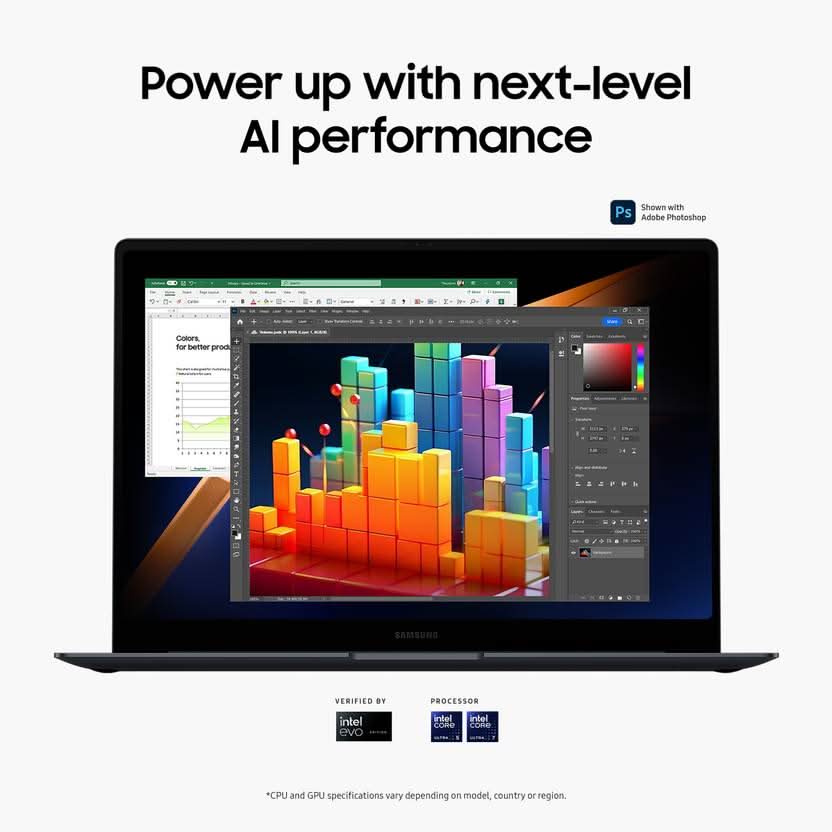SAMSUNG GALAXY BOOK4 PRO EVO AI PC INTEL CORE ULTRA 5 125H - (16 GB/512 GB SSD/WINDOWS 11 HOME) NP960XGK-KG1IN / NP960XGK-LG1IN THIN AND LIGHT LAPTOP (16 INCH, MOONSTONE GRAY, 1.56 KG, WITH MS OFFICE)
