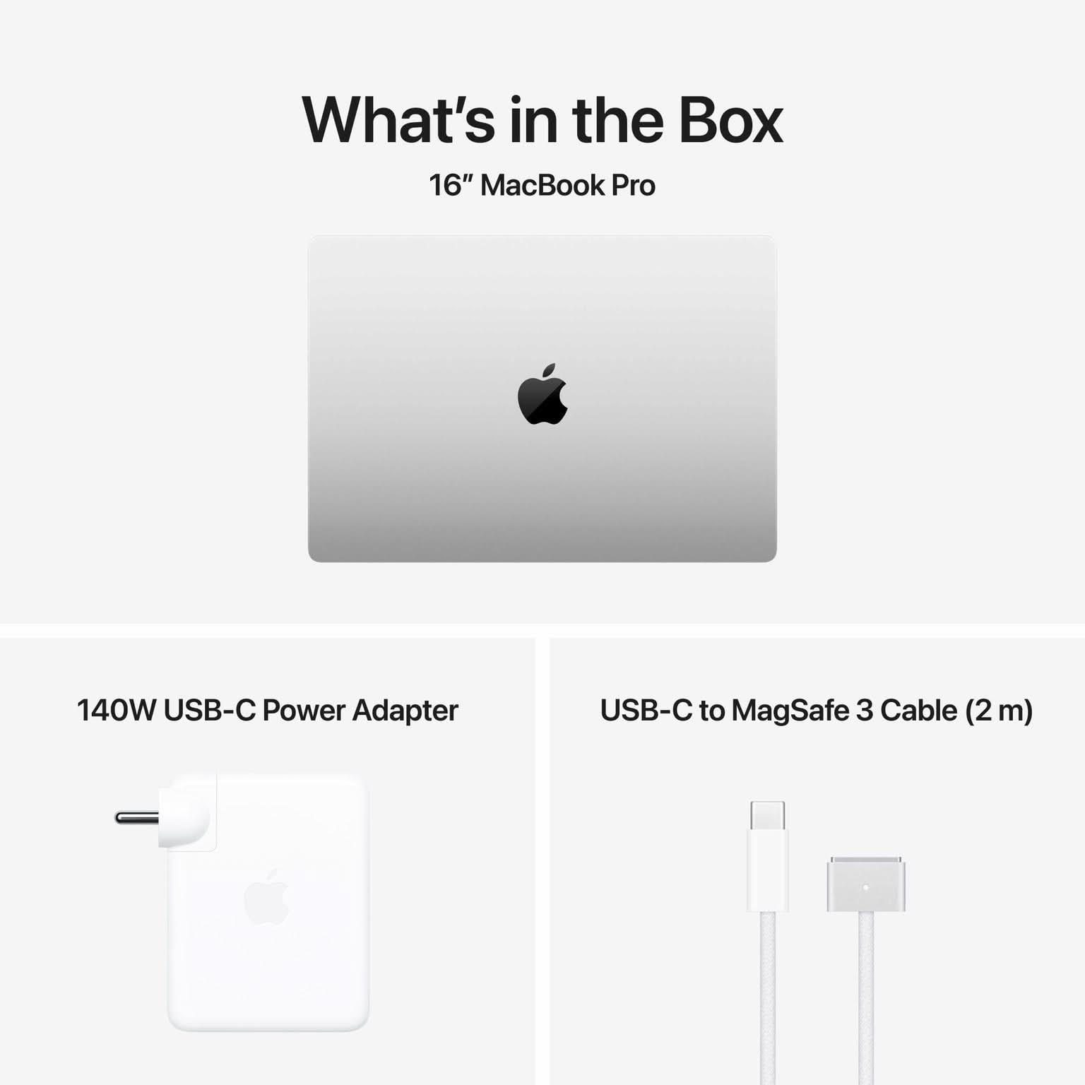 Apple 16-inch MacBook Pro M5 Pro chip with 18 core CPU and 20 core GPU, 48GB, 1TB SSD - Silver