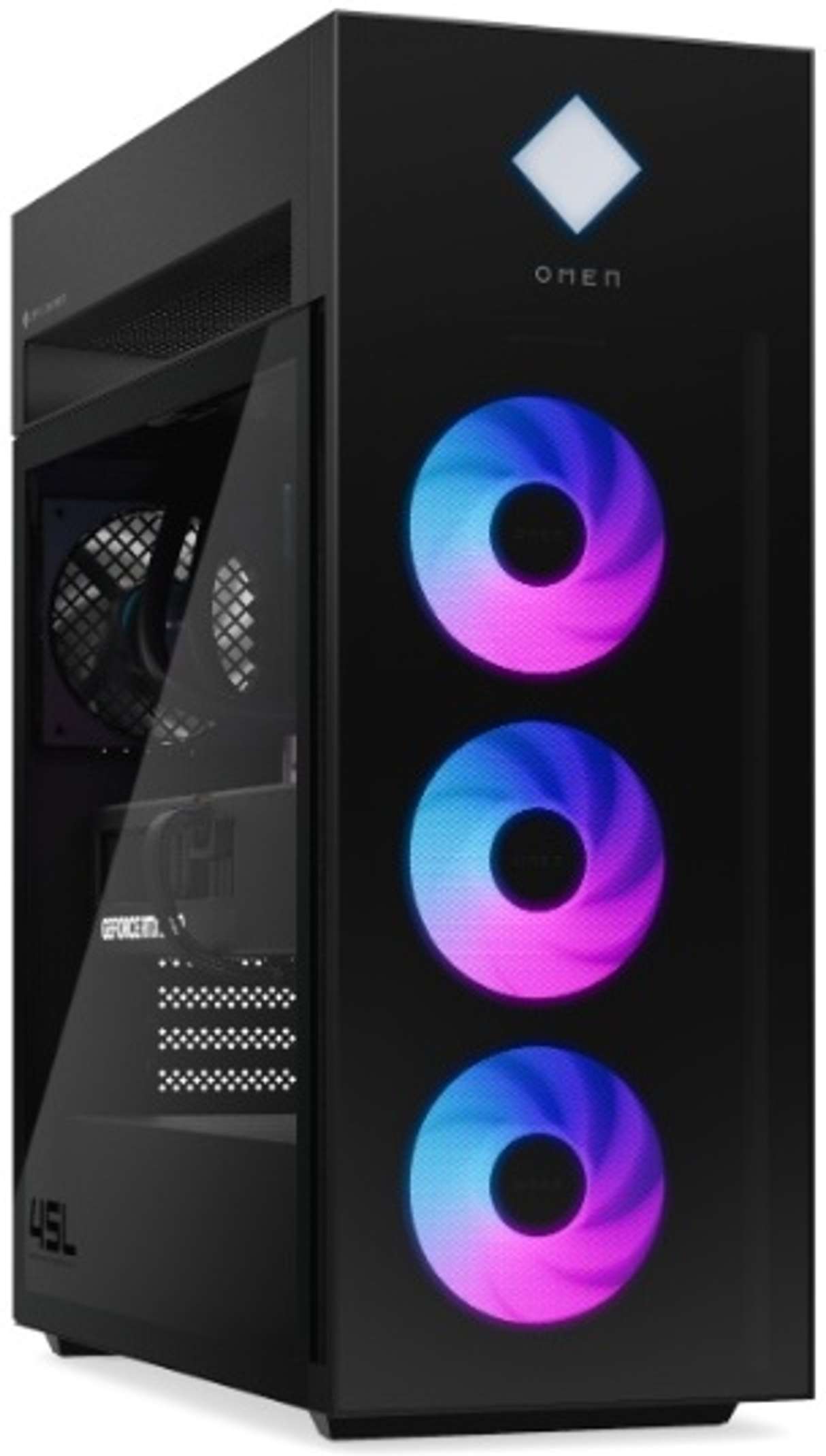 HP OMEN 45L Gaming Desktop GT22-3001IN Intel Core Ultra 9 285K, 32 GB RAM, NVIDIA GeForce RTX 5090-32 GB Graphics Memory, 2 TB Hard Disk, 2 TB SSD Capacity, Windows 11 Home 64-bit, Gaming Tower