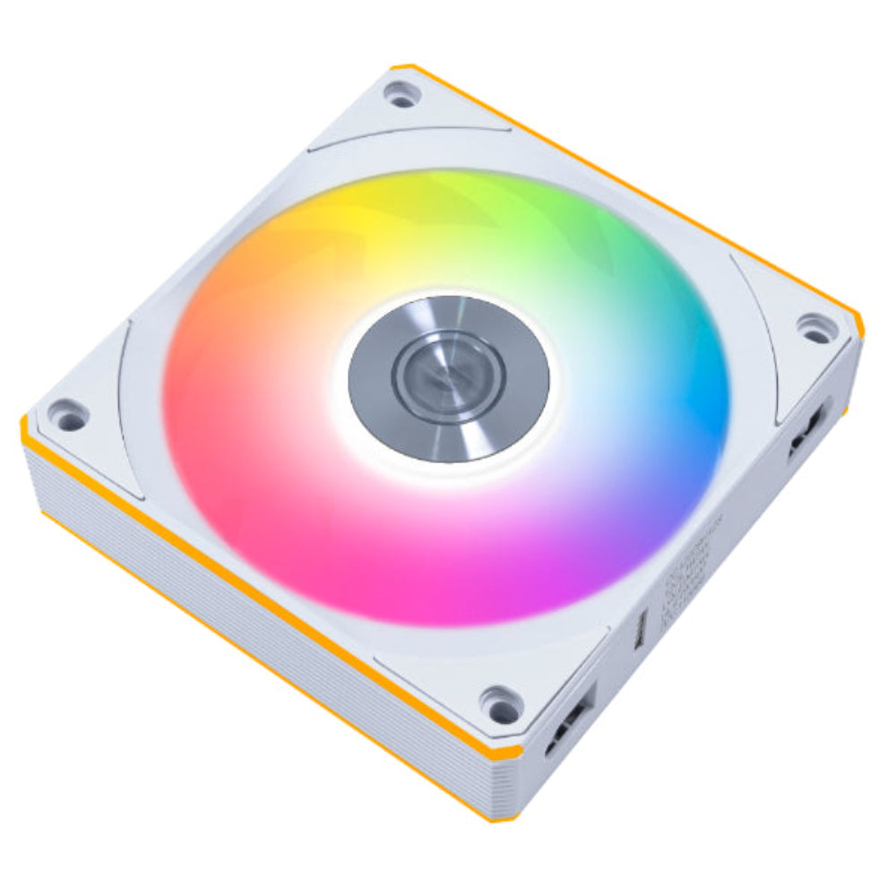 LIAN LI CL120 120mm ARGB Wireless Reverse Blade Cabinet Fan ( White ) ( Single Pack )