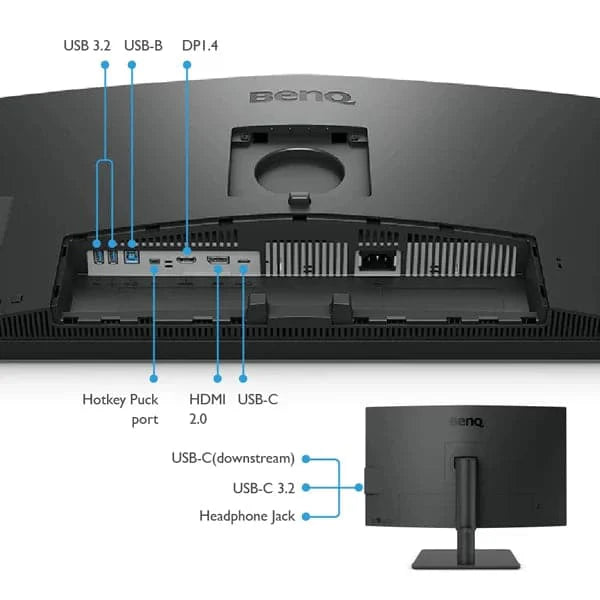 BENQ PD2706U 27 Inch 4K 60Hz 100% SRGB 5MS Gaming Monitor