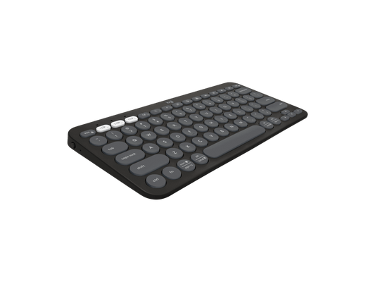 LOGITECH PEBBLE KEYS 2 K380S, MULTI-DEVICE BLUETOOTH WIRELESS KEYBOARD GRAPHITE