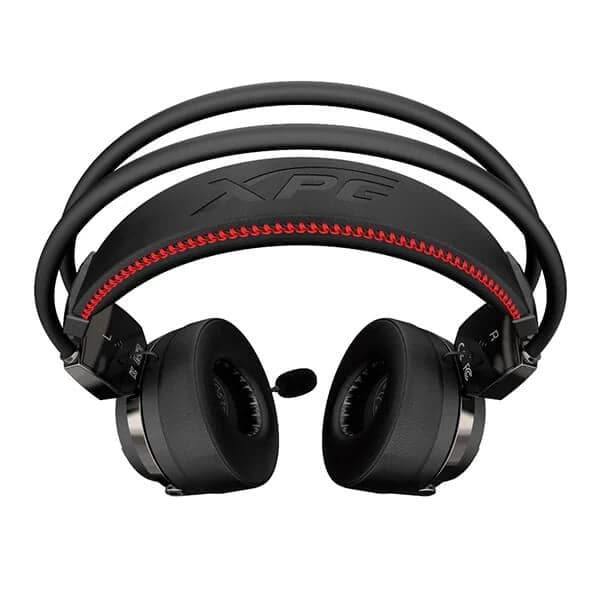 ADATA XPG Precog Red LED Wired 3.5MM / USB Gaming Headphone ( Black )