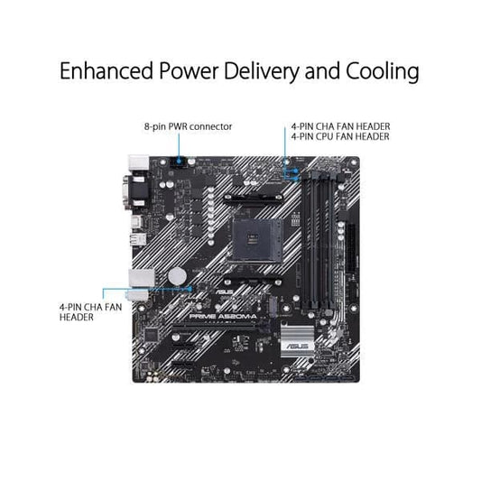ASUS Prime A520M-A DDR4 AMD Motherboard