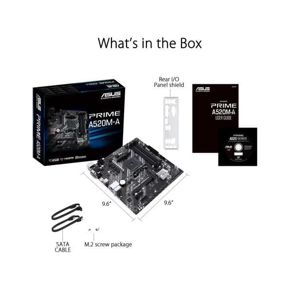 ASUS Prime A520M-A DDR4 AMD Motherboard