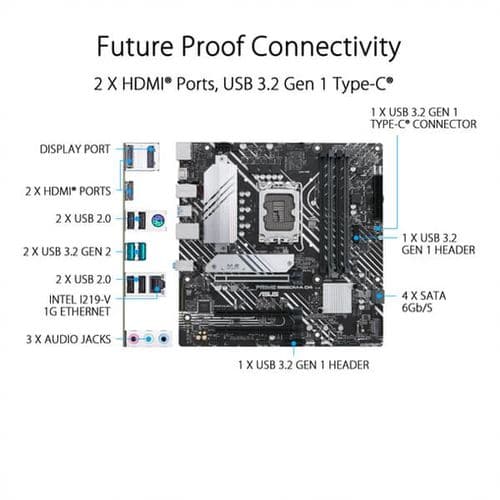 ASUS Prime B660M-A DDR4 Intel Motherboard