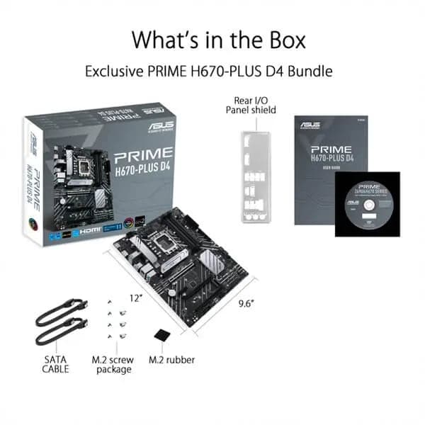 ASUS Prime H670-Plus DDR4 Intel Motherboard