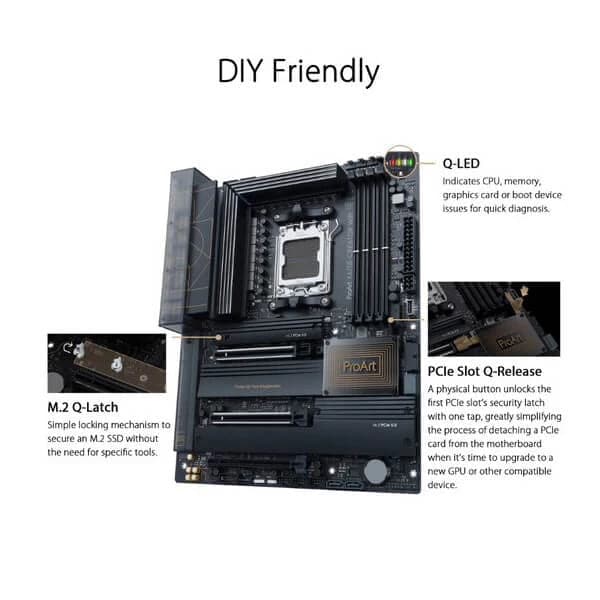 ASUS ProArt X670E Creator Wifi DDR5 AMD Motherboard