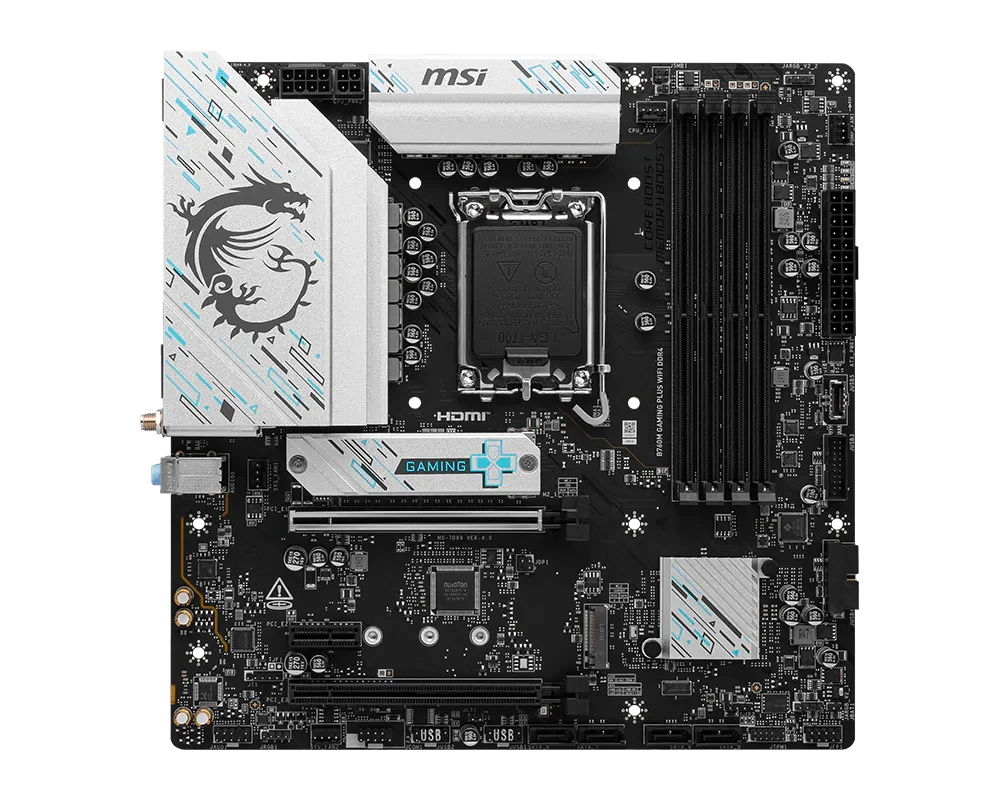 MSI B760M GAMING PLUS WIFI DDR4 LGA 1700 Motherboard