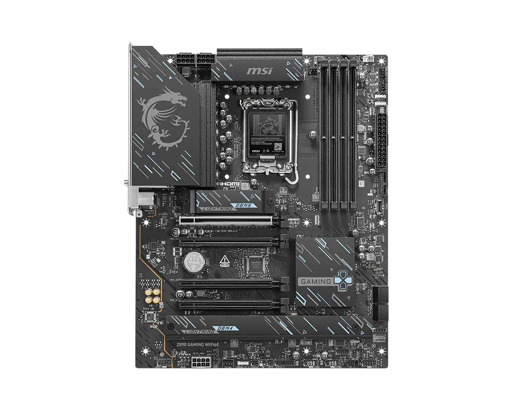 MSI Z890 GAMING WIFI6E DDR5 LGA 1851 Motherboard
