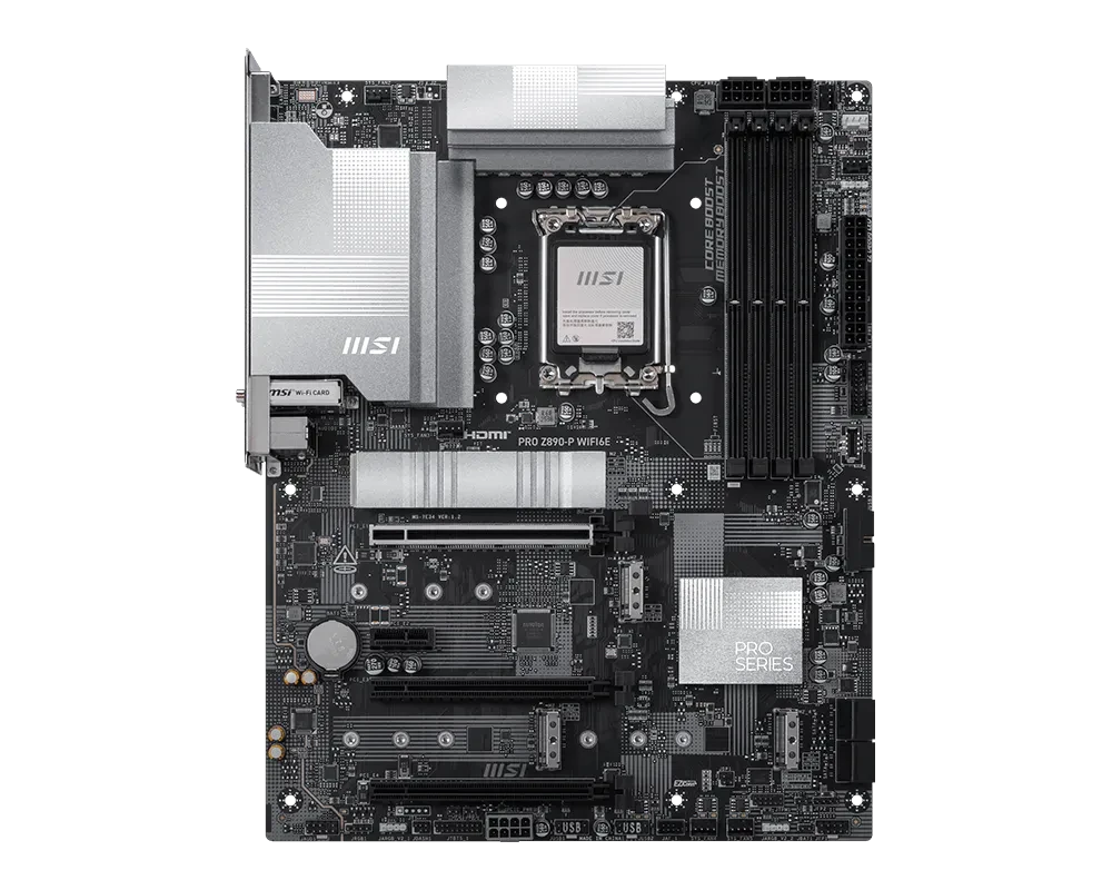 MSI PRO Z890-P WIFI6E DDR5 LGA 1851 Motherboard