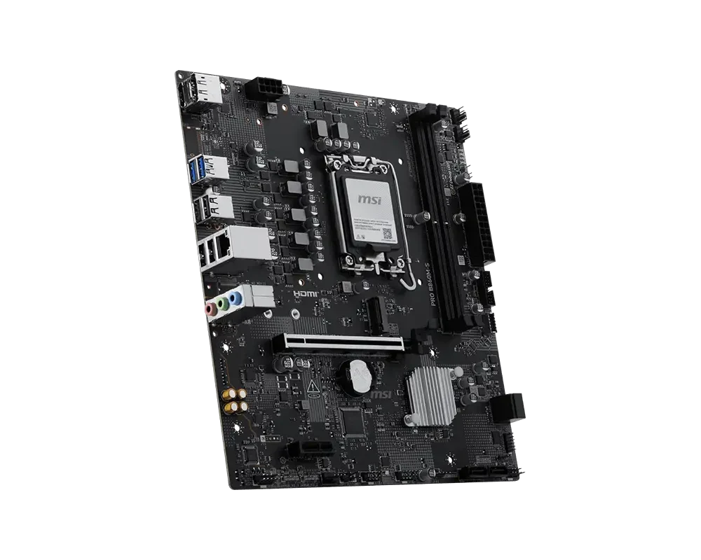 MSI PRO B860M-S DDR5 LGA 1851 Motherboard