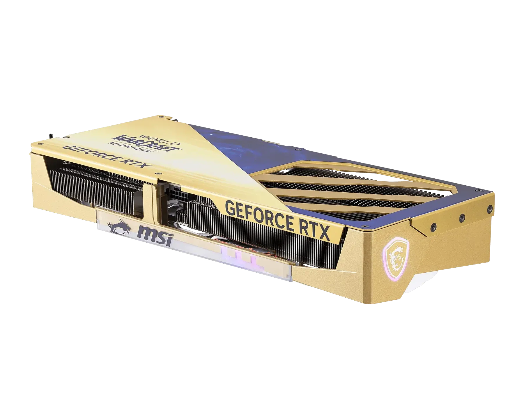 MSI GeForce RTX 5070 12G World of Warcraft MIDNIGHT LIGHT EDITION OC