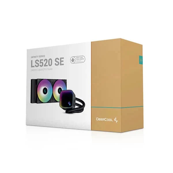 DEEPCOOL Infinity LS520 SE ARGB 240mm CPU Liquid Cooler (Black)