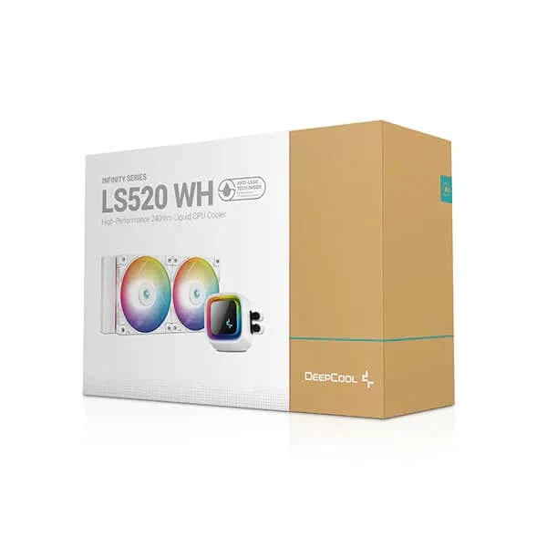 DEEPCOOL Infinity LS520 ARGB 240mm CPU Liquid Cooler ( White )