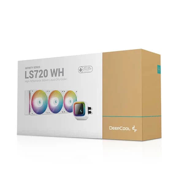 DEEPCOOL Infinity LS720 ARGB 360mm CPU Liqud Cooler (White)