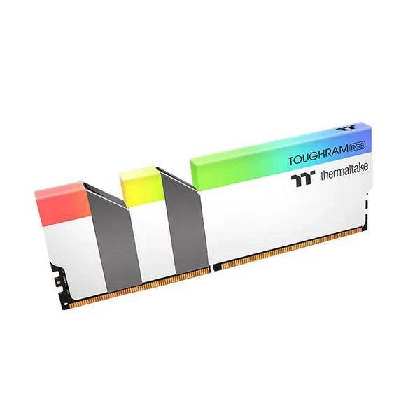 THERMALTAKE Toughram RGB 64GB ( 32GBx2 ) 3600MHz DDR4 RAM ( White ) ( CL18 )