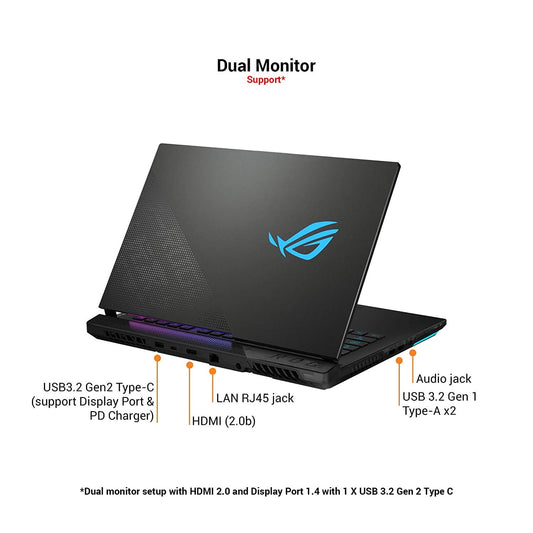 ASUS ROG STRIX SCAR 15 (2021), 15.6-INCH (39.62 CMS) FHD 300HZ/3MS, AMD RYZEN 9 5900HX, GEFORCE RTX 3080 8GB GRAPHICS, GAMING LAPTOP(16GB/1TB SSD/OFFICE 2019/WINDOWS 10/BLACK/2.3 KG), G533QS-HF210TS