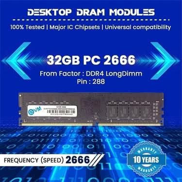 EVM 32GB DDR4 2666MHZ