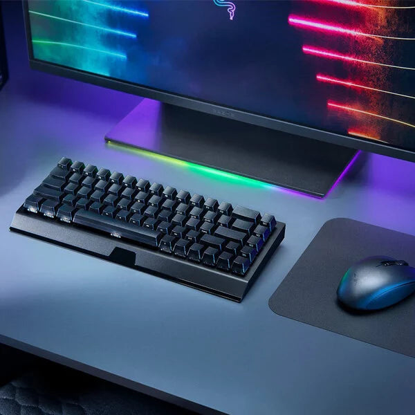 RAZER BlackWidow V3 Mini HyperSpeed Phantom Edition 65% RGB Mechanical Wireless Gaming Keyboard ( Green Switch )