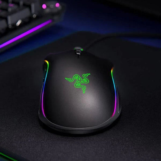 RAZER Mamba Elite Wired Ergonomic Gaming Mouse ( RZ01-02560100-R3M1 ) (16000DPI / 9 Macro Button ) ( Black )