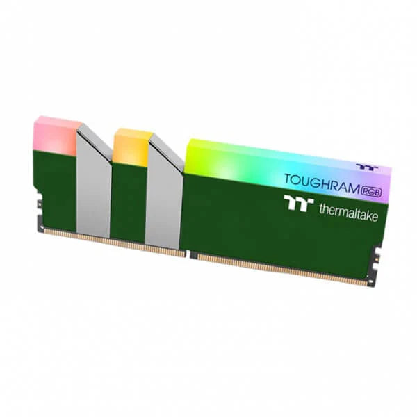 THERMALTAKE Toughram RGB 16GB ( 8GB x 2 ) 3600MHz DDR4 RAM ( Racing Green ) ( CL18 )