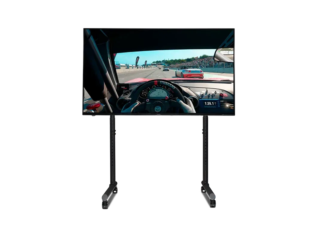 NLR Round Tube Freestanding Single Monitor Stand