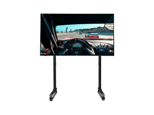 NLR Round Tube Freestanding Single Monitor Stand