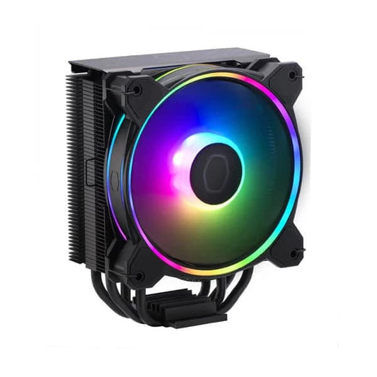 COOLER MASTER Hyper 212 Halo ARGB Single Tower CPU Air Cooler (Black)
