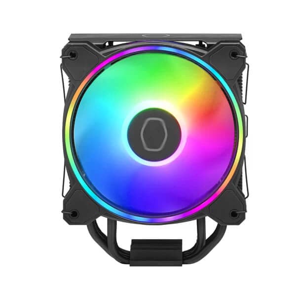 COOLER MASTER Hyper 212 Halo ARGB Single Tower CPU Air Cooler (Black)