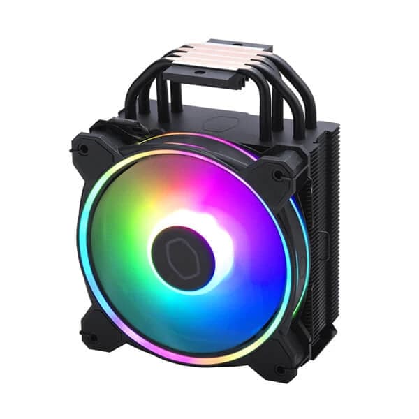 COOLER MASTER Hyper 212 Halo ARGB Single Tower CPU Air Cooler (Black)