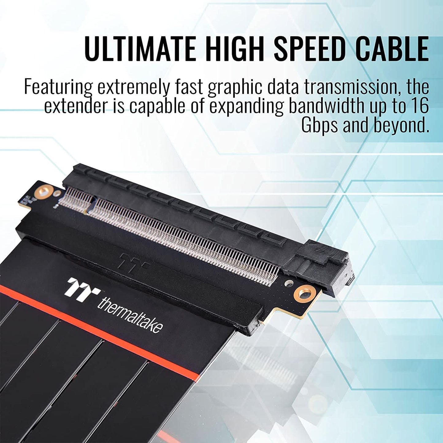 THERMALTAKE PREMIUM X16 PCI-E 4.0 EXTENDER 300MM