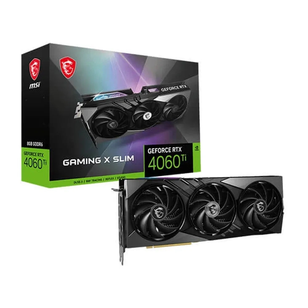 MSI GeForce RTX 4060 Ti Gaming X Slim 8GB Nvidia Graphics Card