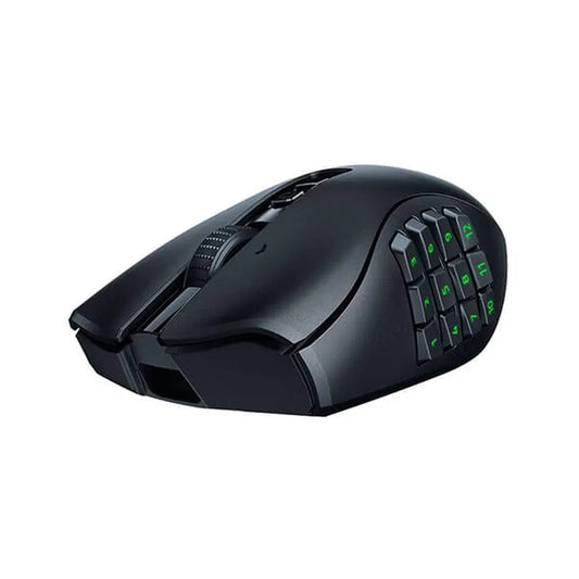 RAZER NAGA V2 Pro Wireless Ergonomic Gaming Mouse (RZ01-04400100-R3A1) (30000DPI/20 Macro Button) (Black)