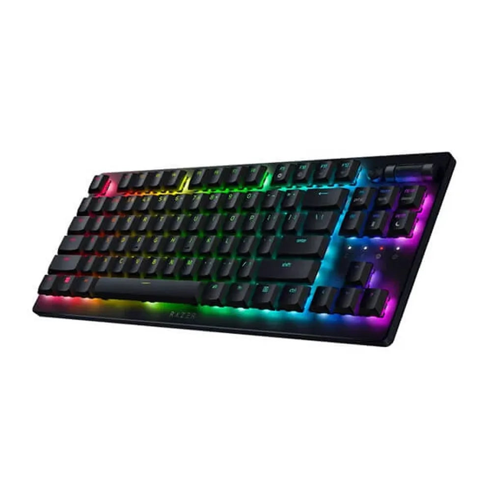 RAZER DeathStalker V2 Pro RGB Tenkeyless Wireless + Bluetooth Gaming Keyboard ( Linear Optical Red Switch )