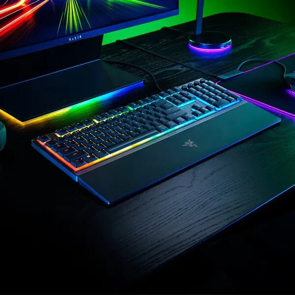 RAZER Ornata V3 RGB Full Size Mecha-Membrane Wired Gaming Keyboard ( Black )