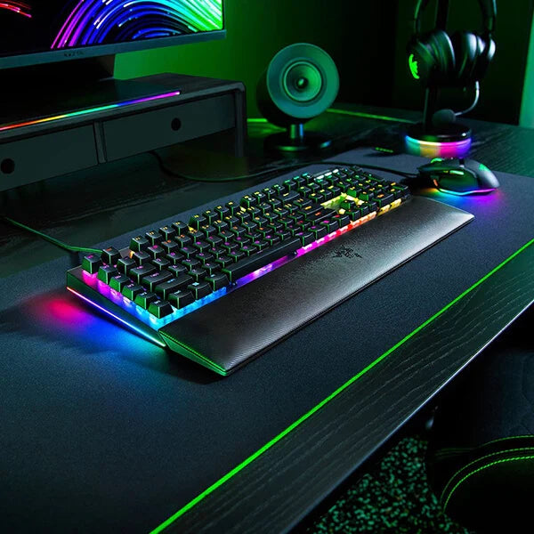 RAZER BlackWidow V4 RGB Mechanical Full Size Wired Gaming Keyboard ( Green Switch )