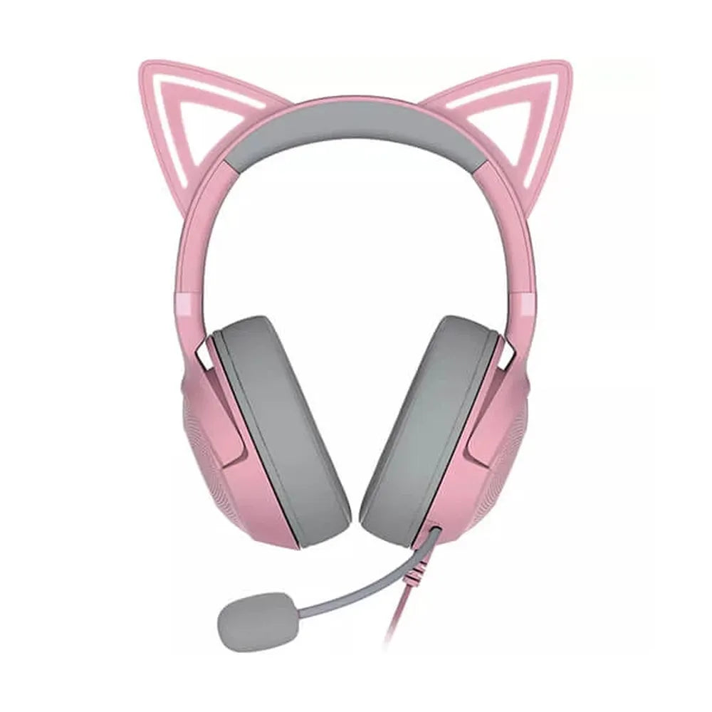 RAZER kraken Kitty V2 RGB Wired 7.1 Surround Gaming Headphone (Quartz) ( PC / PS5 / Xbox )