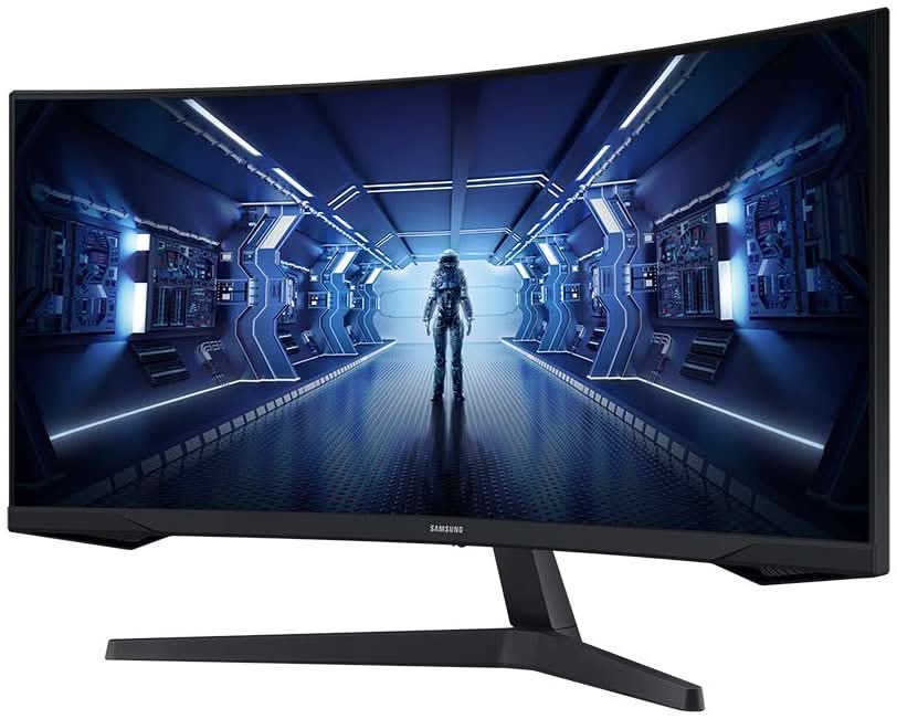 SAMSUNG ODYSSEY G5 34 INCH LC34G55TWW UHD 165HZ CURVED GAMING MONITOR