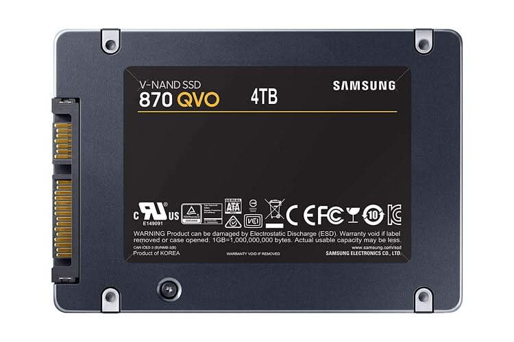 SAMSUNG 870 QVO 4TB SATA SSD