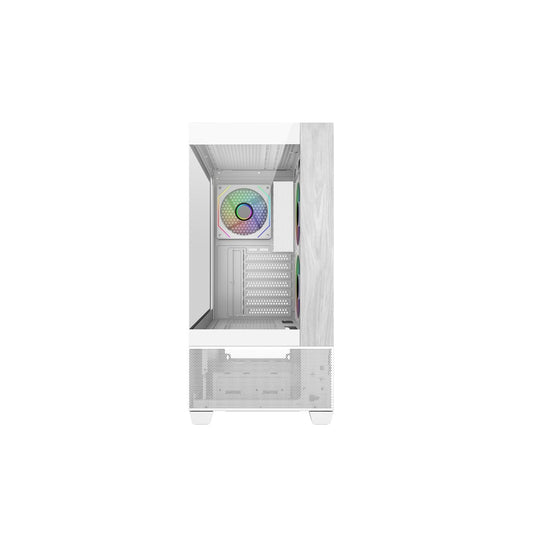 COOLER MASTER ELITE 690 WOOD WHITE ARGB ATX MID TOWER CASE