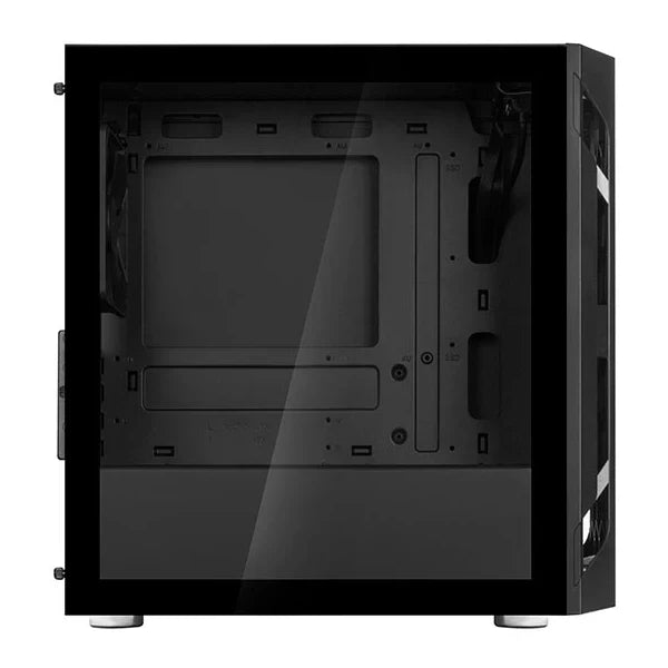 SILVERSTONE FARA H1M Tempered Glass MATX Mini Tower Cabinet (Black)