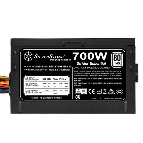 SILVERSTONE ST70F-ES230 700 80+ White Non Modular Power Supply (700 W)