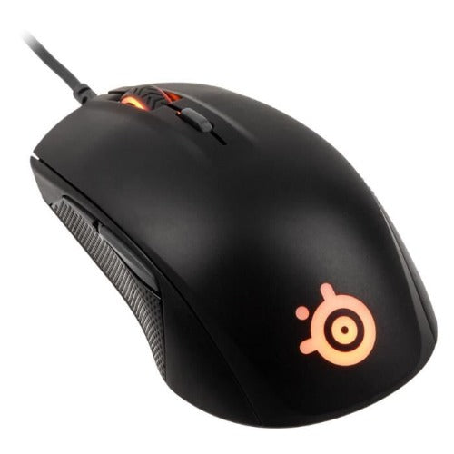 STEELSERIES Rival 110 Wired Ergonomic Gaming Mouse ( STEELSERIES Rival 110 ) ( 7200DPI / 7 Macro Buttion ) ( Matte Black )
