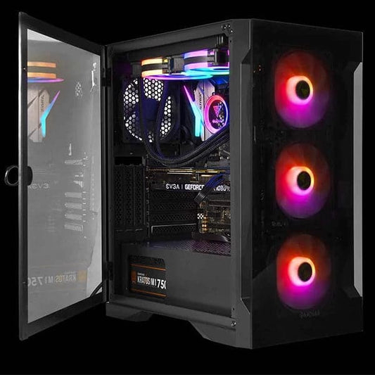 GAMDIAS Talos E2 Elite ARGB ATX Mid Tower Cabinet (Black)