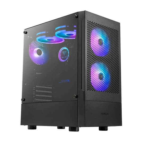 GAMDIAS Talos E3 Mesh ARGB ATX Mid Tower Cabinet (Black)
