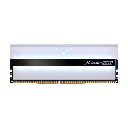 TEAMGROUP T-Force XTREEM ARGB 16GB ( 8GB x 2 ) 3600MHz DDR4 RAM ( White ) ( CL18 )